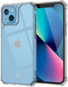 Gshield Capa Case Capinha Clear Proof Anti-impacto com Quinas Reforçadas (Transparente, iPhone 14)