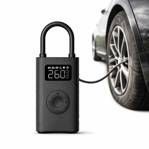 Mini Compressor Digital Hold On Bomba De Encher Pneus Portátil Para Carro Bicicleta Motocicletas Cor Preto Com Calibrador