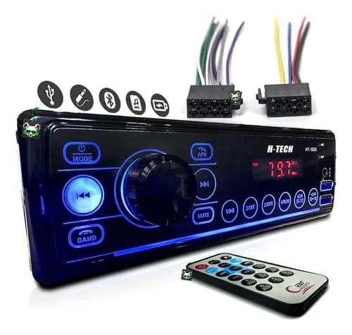 Som Automotivo H-tech ht-1025 Bluetooth Usb Mp3 com controle