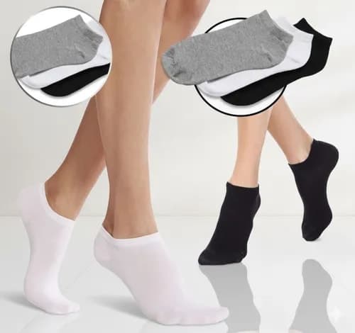 Kit 12 Pares Meia Soquete Cano Curto Unissex Premium Atacado