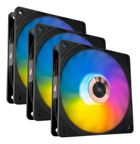 Kit 3 Fans Cooler Led Rgb 120mm Ventoinha Gabinete Pc Gamer Led Rgb 2