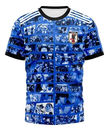 Camisa Japão Geek Anime Futebol Dry Fit