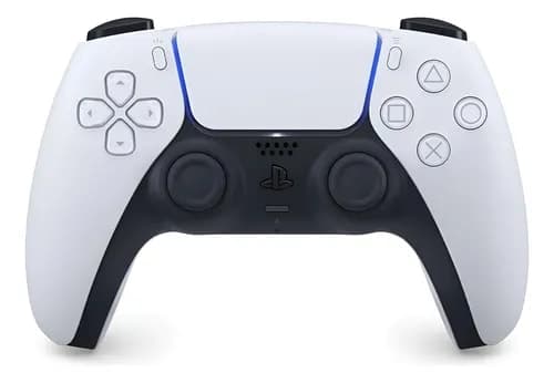 Controle Playstation 5 Sem Fio Dualsense Ps5 Cor Branco/pret White/black