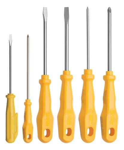 Jogo De Chave De Fenda / Phillips Com 6 Peças Tramontina