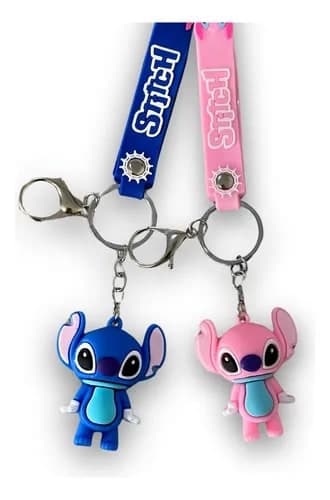 Kit 12 Chaveiro Stitch Lembrancinha 5cm Cor Variada Atacado Kit Com 12 Chaveiros