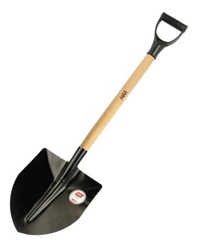 Pa De Bico Aço Com Cabo De Madeira Já